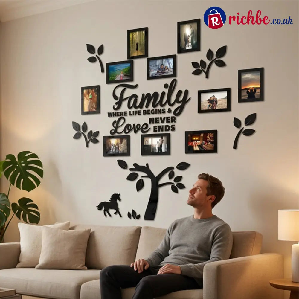3D Family Tree Photo Frame Wall Sticker🏡🖼️ - Best Sellers
