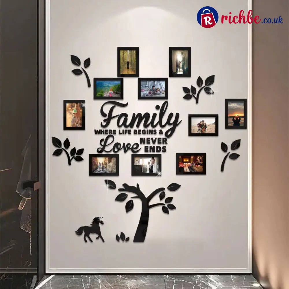 3D Family Tree Photo Frame Wall Sticker🏡🖼️ - Best Sellers