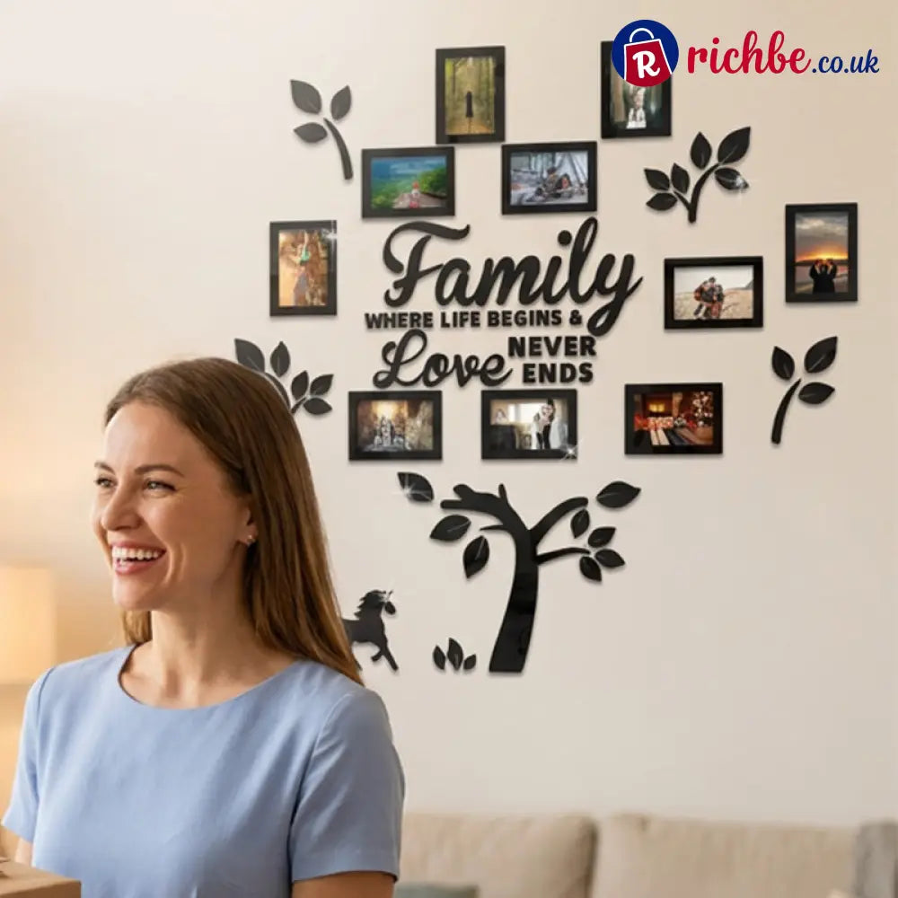 3D Family Tree Photo Frame Wall Sticker🏡🖼️ - Best Sellers