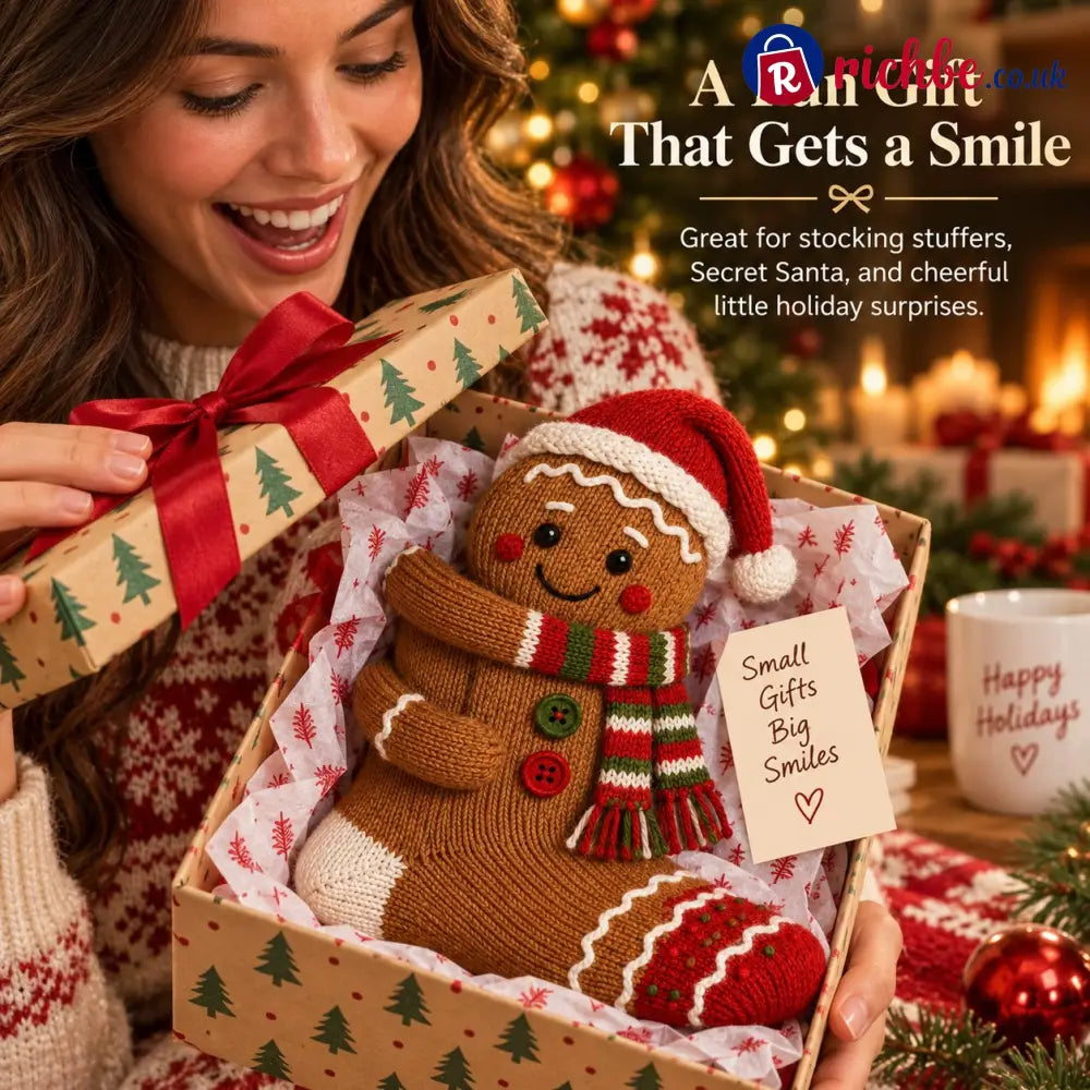 3D Hugging Christmas Socks – Cute Knit Holiday Socks 5 Festive Designs