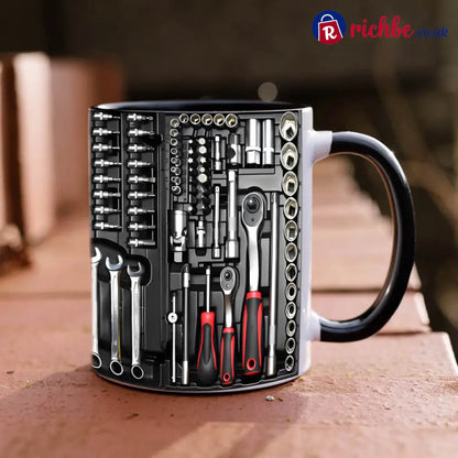 3D Mechanical Toolbox Coffee Mug Set
