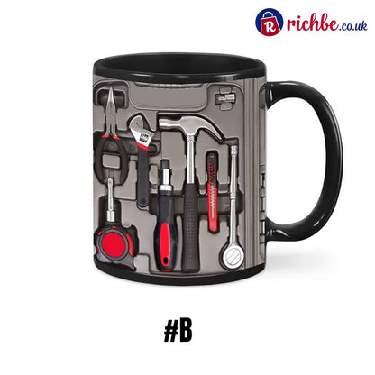 3D Mechanical Toolbox Coffee Mug Set - #B