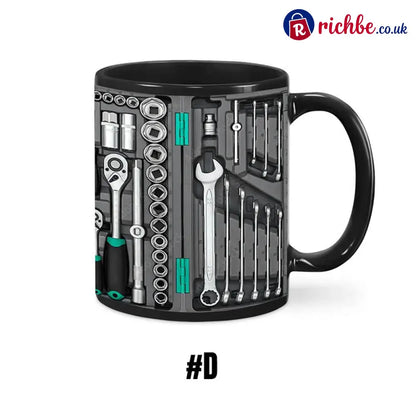 3D Mechanical Toolbox Coffee Mug Set - #D