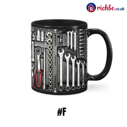 3D Mechanical Toolbox Coffee Mug Set - #F