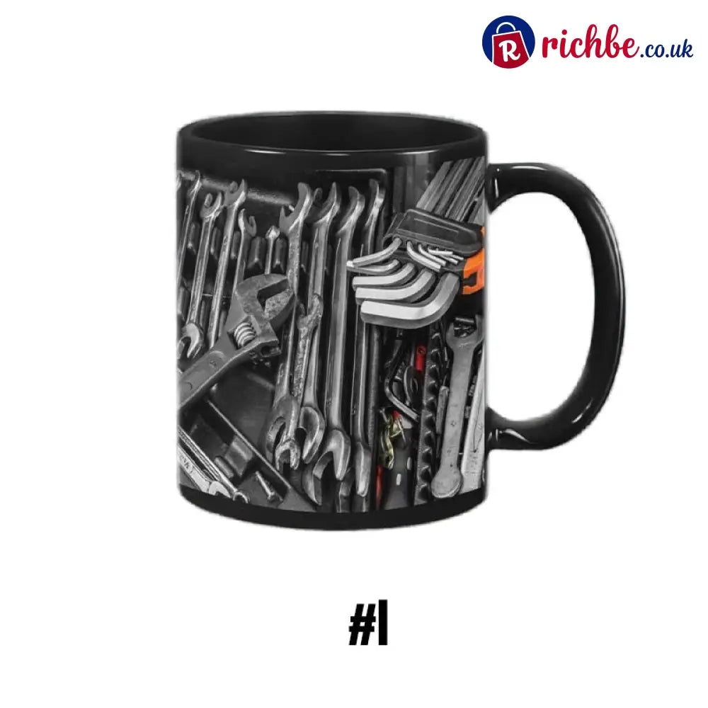 3D Mechanical Toolbox Coffee Mug Set - #I