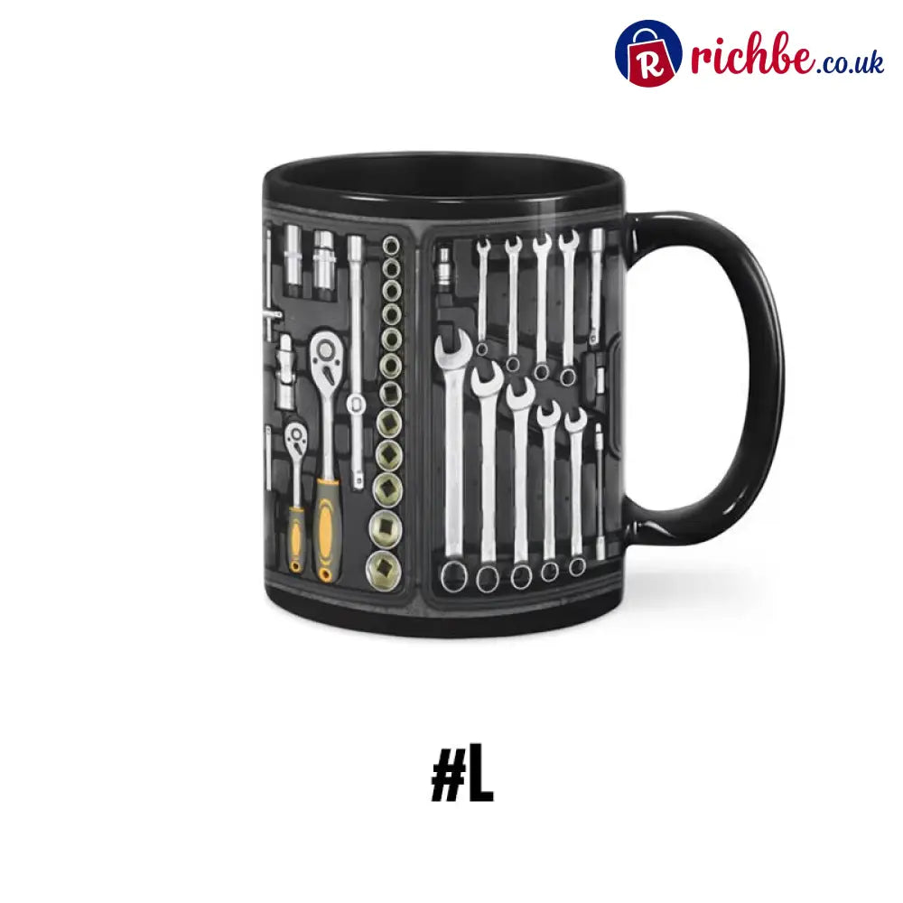 3D Mechanical Toolbox Coffee Mug Set - #L