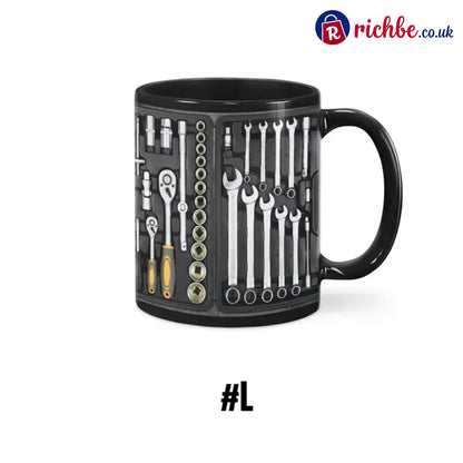 3D Mechanical Toolbox Coffee Mug Set - #L