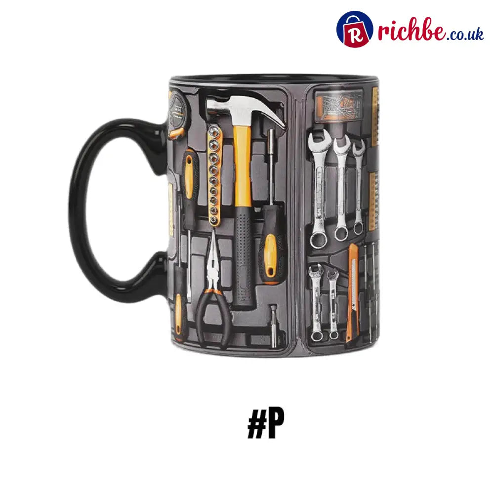3D Mechanical Toolbox Coffee Mug Set - #P