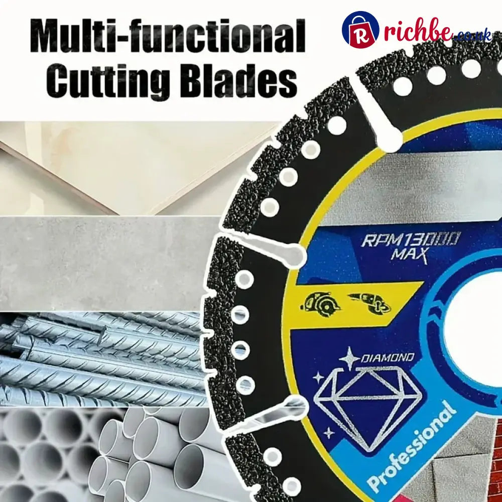 🛠️✨4.5’’ Multi-Material Diamond Blade - Zero Compromise Max Durability