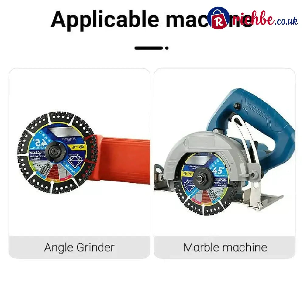🛠️✨4.5’’ Multi-Material Diamond Blade - Zero Compromise Max Durability