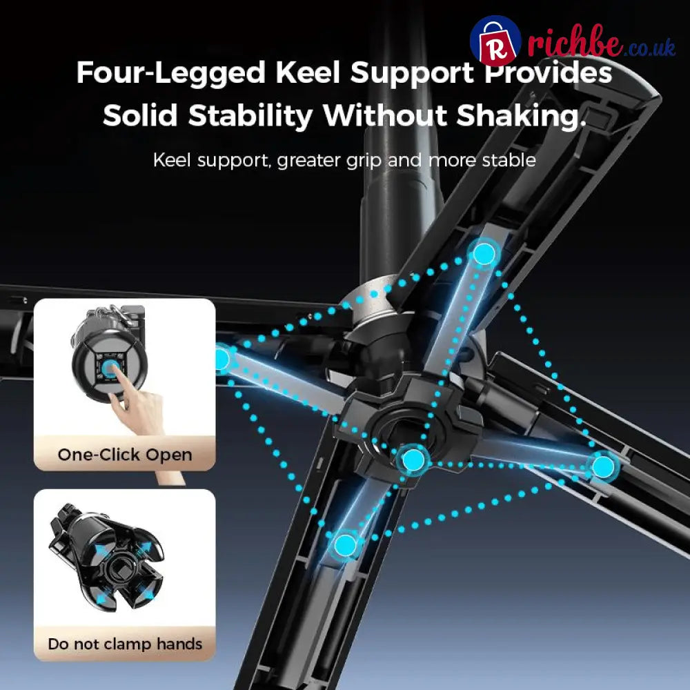 🎁4-in-1 Multifunctional 360° Rotation Magnetic Selfie Stick