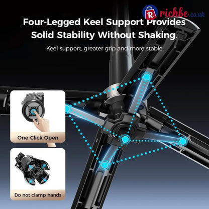🎁4-in-1 Multifunctional 360° Rotation Magnetic Selfie Stick