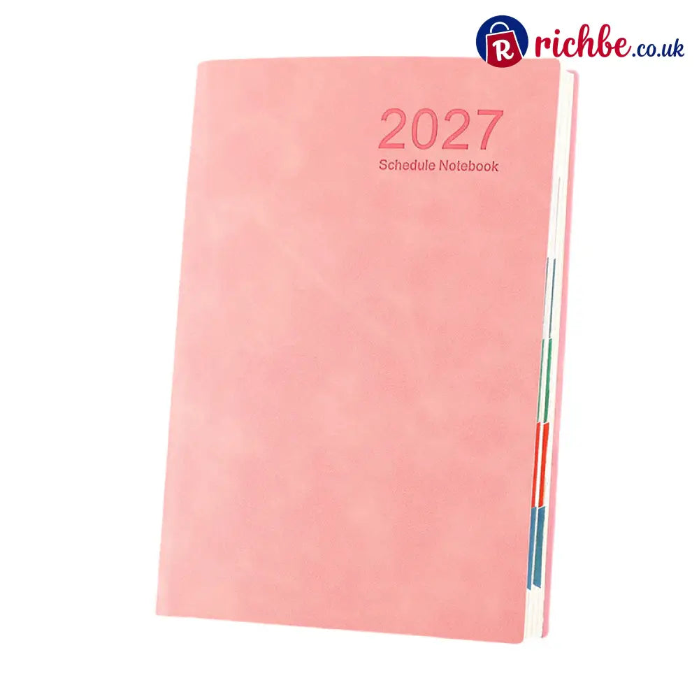 📢40% OFF!! ⏰2026 Sale 🖐️2027 Minimalist Daily Planner Notebook - Pink / Notebook - Special offer