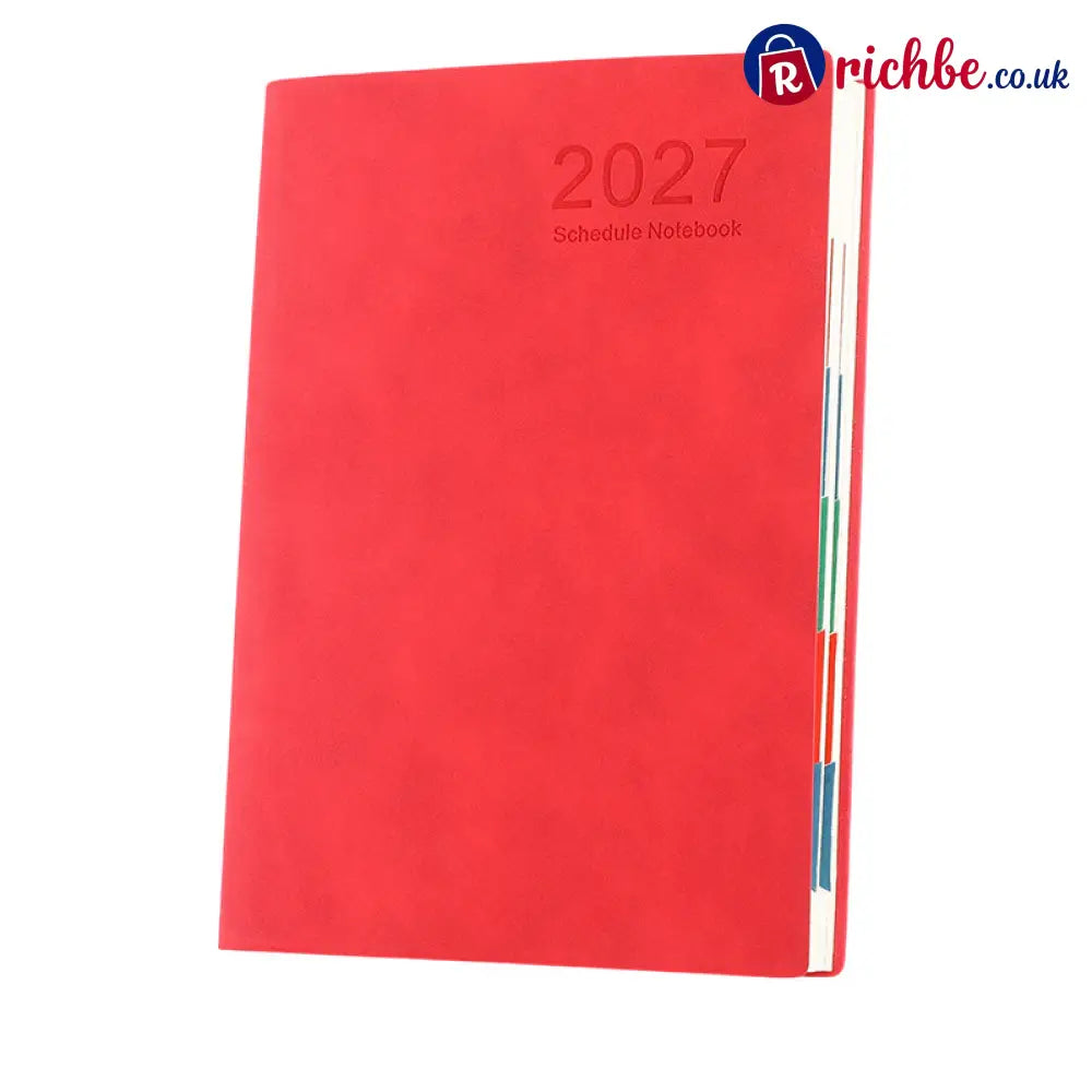📢40% OFF!! ⏰2026 Sale 🖐️2027 Minimalist Daily Planner Notebook - Red / Notebook - Special offer