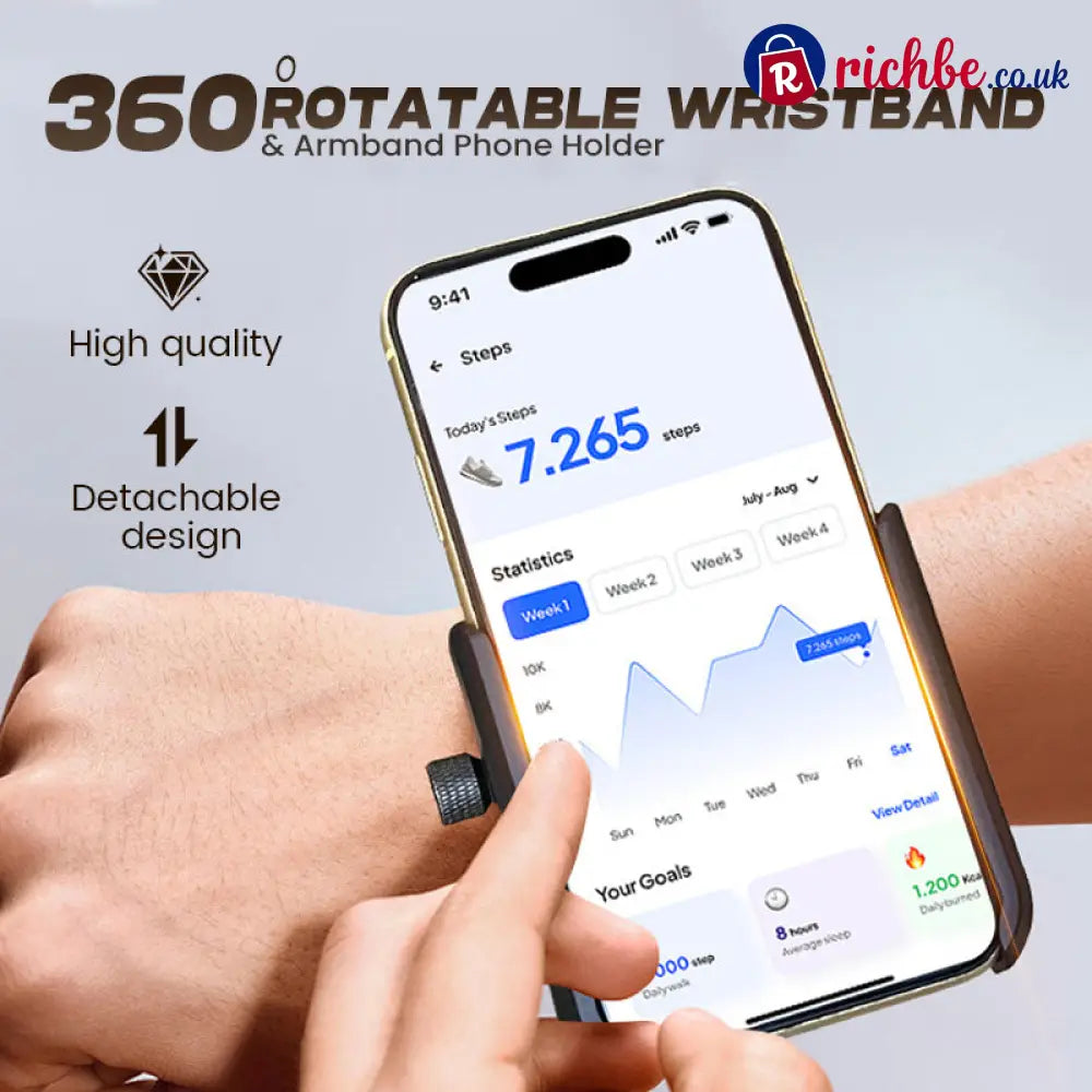 📢📢40% OFF!! ⏰360° Rotatable Wristband & Armband Phone Holder💪📱 - Hot Sale