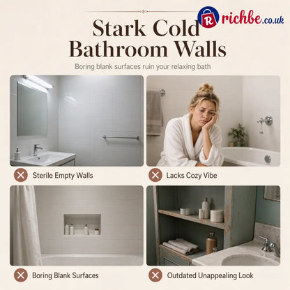 📢📢40% OFF!! ⏰4 Piece Farmhouse Bathroom Wall Decor Set🛁🧱 - 4PCS - Houseware & Kitchen