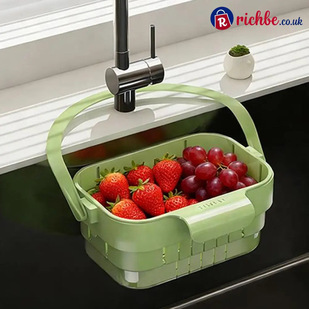 🥦40% OFF!🍅Collapsible Faucet-Hanging Sink Strainer Basket - Green / Buy 1 PC - Houseware & Kitchen