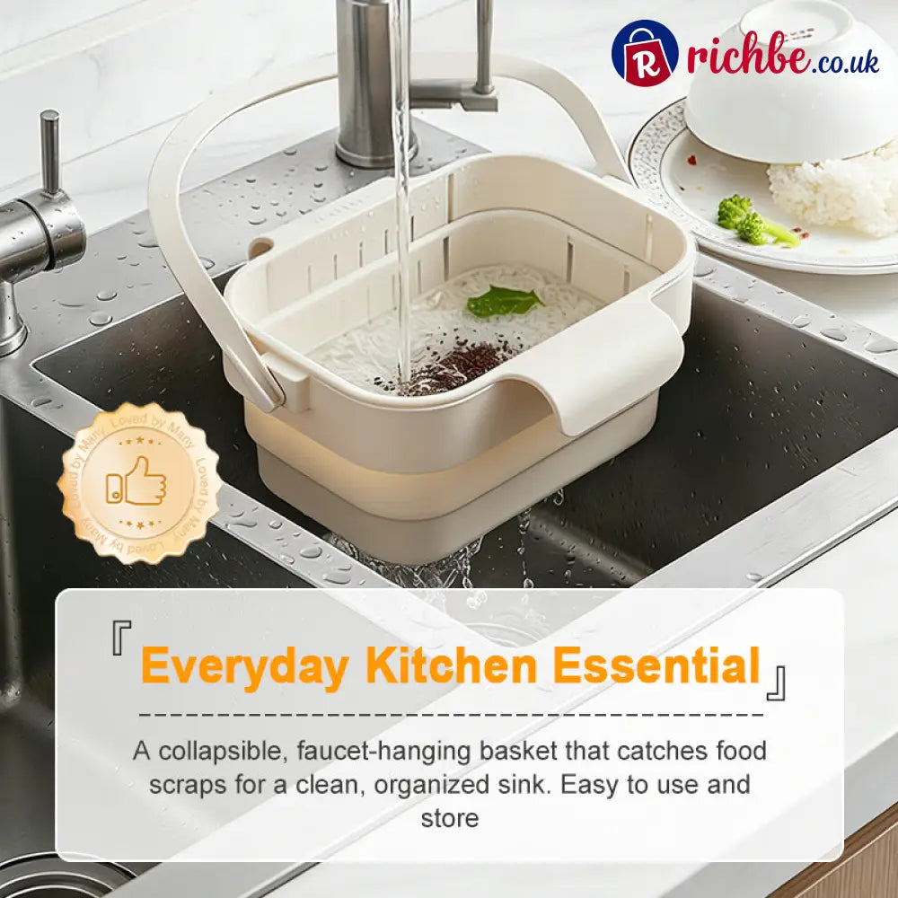 🥦40% OFF!🍅Collapsible Faucet-Hanging Sink Strainer Basket - Houseware & Kitchen
