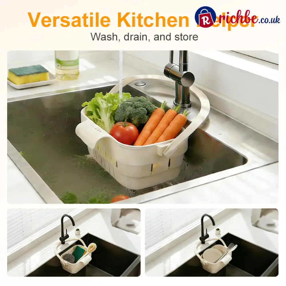 🥦40% OFF!🍅Collapsible Faucet-Hanging Sink Strainer Basket - Houseware & Kitchen