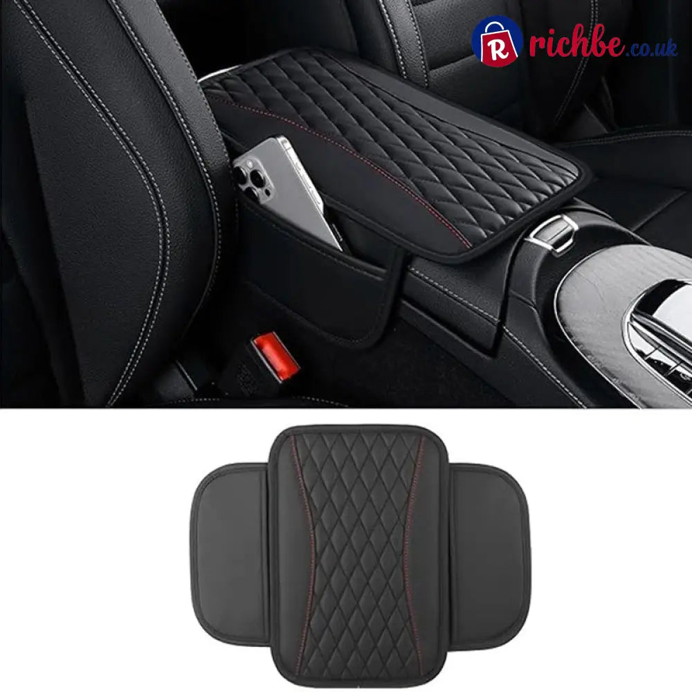 📢📢40% OFF!! ⏰ Comfort Grip Armrest Pad – Diamond Texture Anti-Slip Easy-Clean 🧤 - Car Accessories