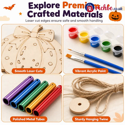 📢📢40% OFF!! ⏰Halloween Wooden Pumpkin DIY Craft Kit - Houseware & Kitchen