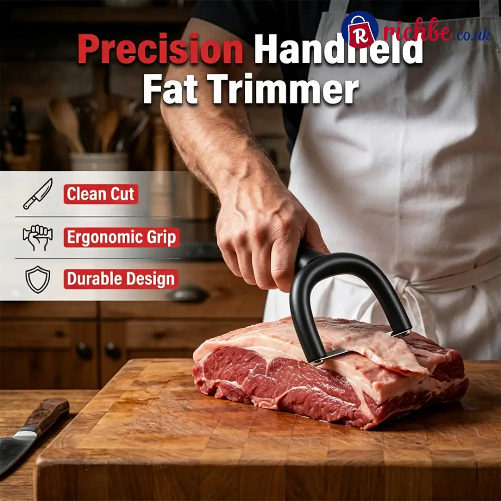 🔥 40% OFF! 🥩 Handheld Fat Trimmer for Beef & Pork Portable Meat Fat Remover Tool Easy Brisket Trimming BBQ Kitchen