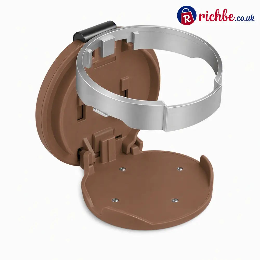 📢📢40% OFF!! ⏰Multifunctional Foldable Car Door Cup Holder Large Diameter Drink and Water Bottle Storage Rack - CHESTNUT
