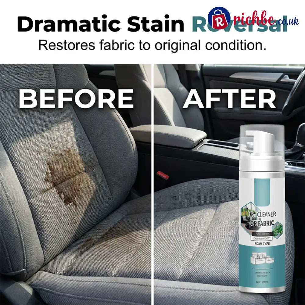 🧼40% OFF NOW! Lift Stains Instantly! No-Rinse Quick-Dry Fabric Foam Cleaner‑Portable Upholstery Stain Remover for Sofa