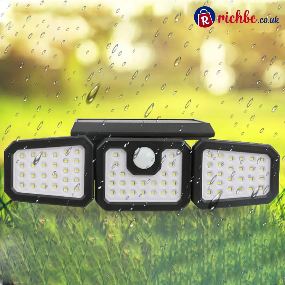 📢📢40% OFF!! ⏰Solar 3-Heads Wall Light With Sensor Lighting Function - Solar Wall Light - Tools & Gadgets