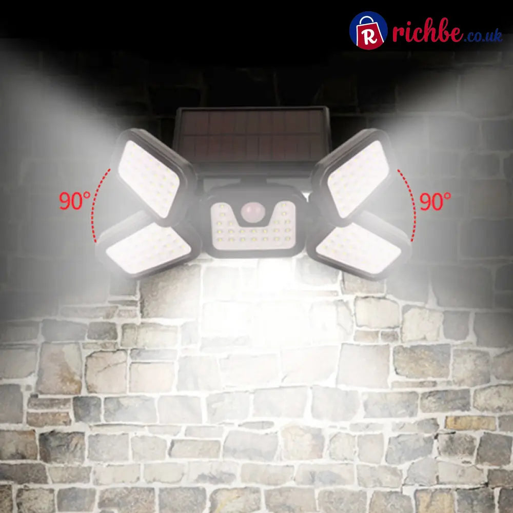 📢📢40% OFF!! ⏰Solar 3-Heads Wall Light With Sensor Lighting Function - Solar Wall Light - Tools & Gadgets