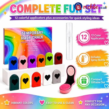 📢📢50% OFF !! ⏰Temporary Hair Chalk Set for Girls