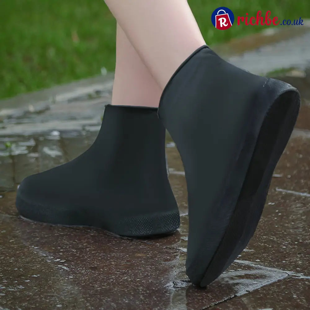 📢📢40% OFF!! ⏰ Waterproof Rain Shoe Cover – Non-slip sole & easy on/off – Reusable perfect for wet weather or muddy