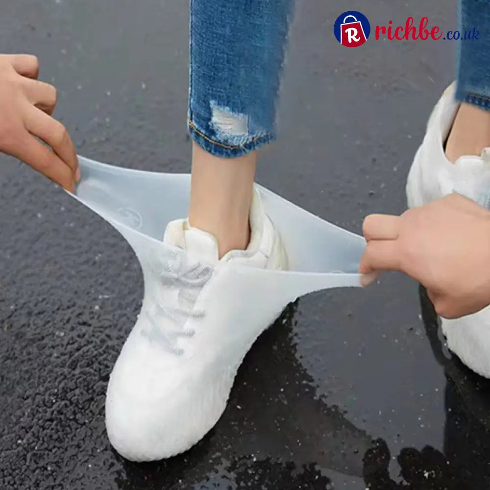 📢📢40% OFF!! ⏰ Waterproof Rain Shoe Cover – Non-slip sole & easy on/off – Reusable perfect for wet weather or muddy