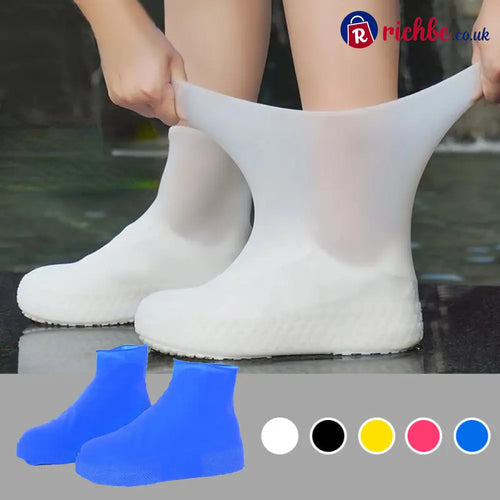 📢📢40% OFF!! ⏰ Waterproof Rain Shoe Cover – Non-slip sole & easy on/off – Reusable perfect for wet weather or muddy