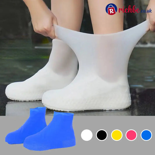 📢📢40% OFF!! ⏰ Waterproof Rain Shoe Cover – Non-slip sole & easy on/off – Reusable perfect for wet weather or muddy