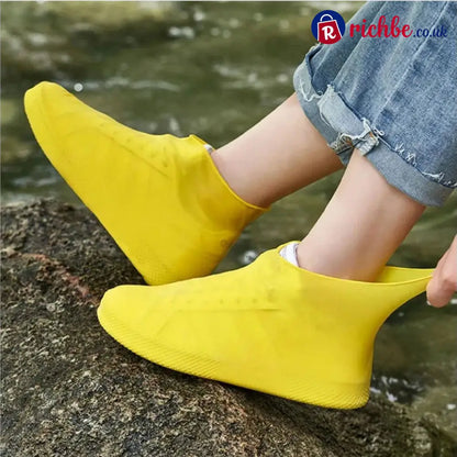 📢📢40% OFF!! ⏰ Waterproof Rain Shoe Cover – Non-slip sole & easy on/off – Reusable perfect for wet weather or muddy