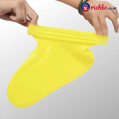 📢📢40% OFF!! ⏰ Waterproof Rain Shoe Cover – Non-slip sole & easy on/off – Reusable perfect for wet weather or muddy
