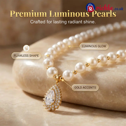 📢📢40% OFF!! ⏰Women’s Vintage Style Pearl Necklace - Pearl Necklace - Clothing & Accessories
