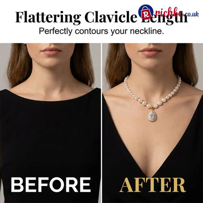 📢📢40% OFF!! ⏰Women’s Vintage Style Pearl Necklace - Pearl Necklace - Clothing & Accessories