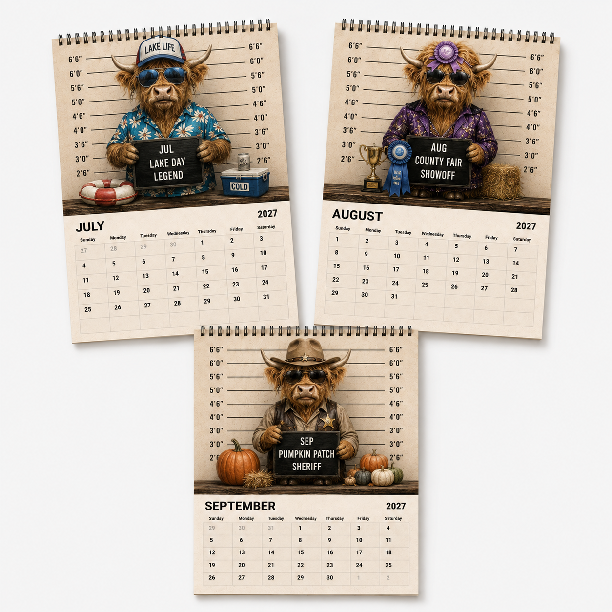 🦝🚨 Raccoon Crime Syndicate 2027 Calendar – 12 Months of Trash, Trouble & Tiny Criminals 😂