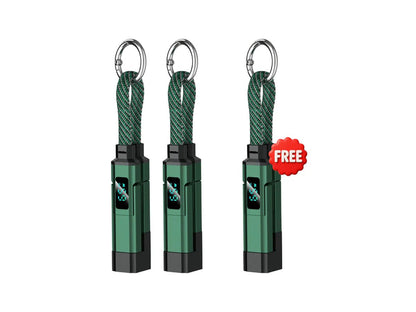 🔥Limited Time SALE 40% OFF🔥4-in-1 Digital Display Keychain Charging Cable