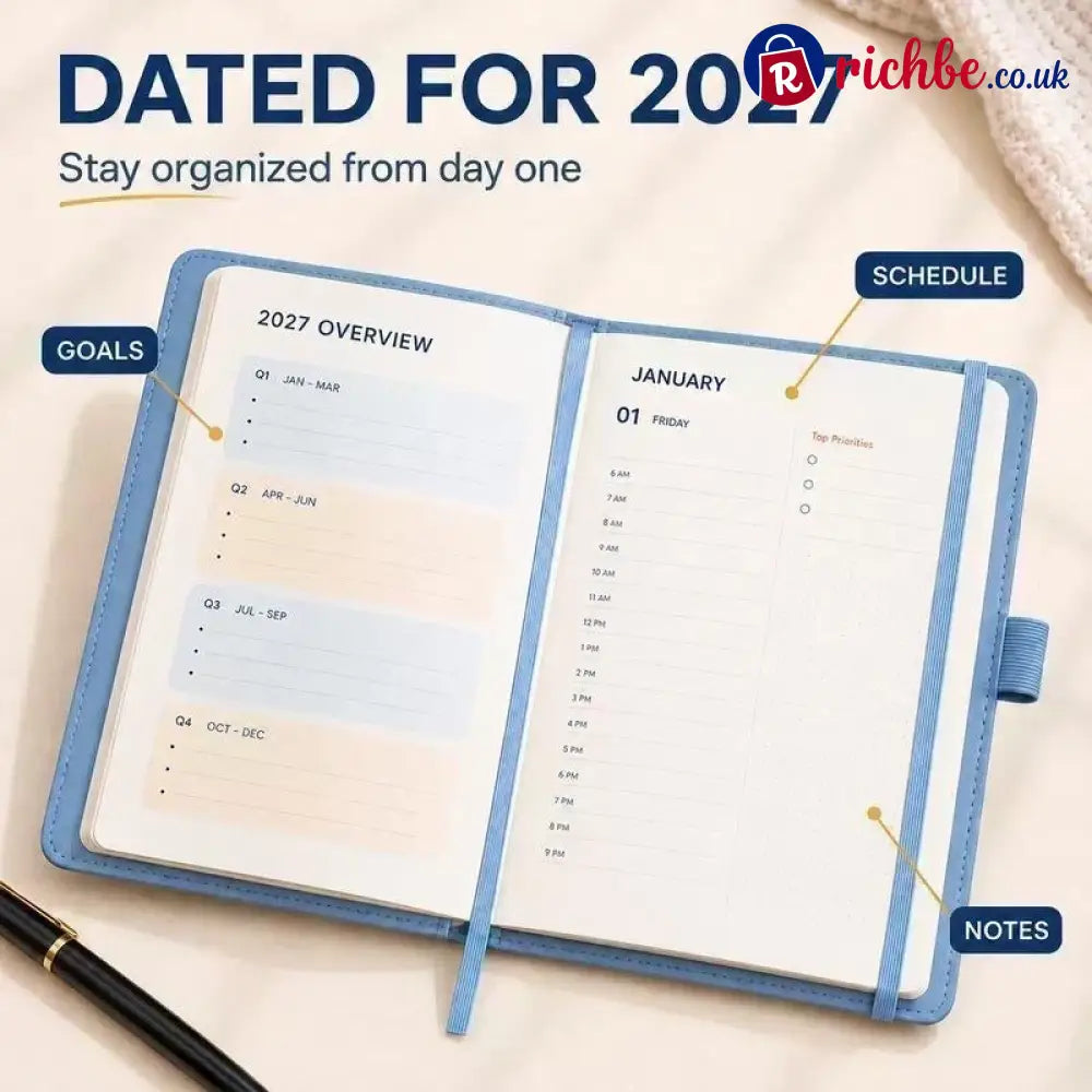 📢📢48% OFF!! ⏰A5 2027 One‑Day‑Per‑Page Diary Notebook ✨ - Hot sale