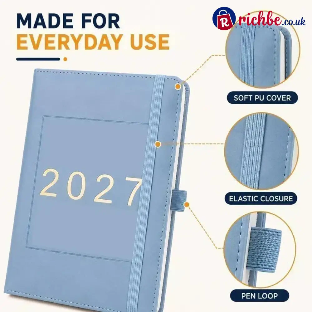 📢📢48% OFF!! ⏰A5 2027 One‑Day‑Per‑Page Diary Notebook ✨ - Hot sale