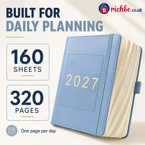 📢📢48% OFF!! ⏰A5 2027 One‑Day‑Per‑Page Diary Notebook ✨ - Hot sale