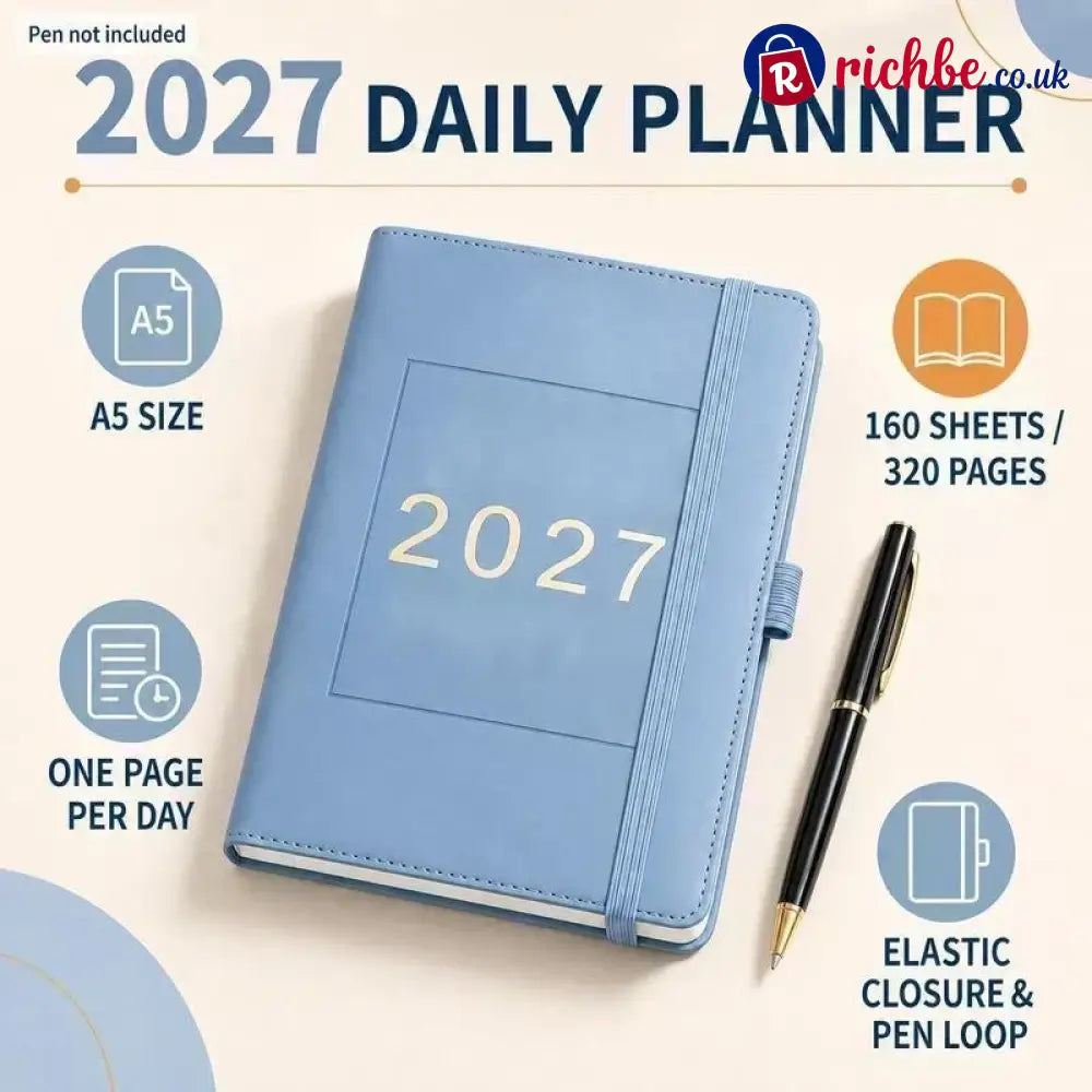 📢📢48% OFF!! ⏰A5 2027 One‑Day‑Per‑Page Diary Notebook ✨ - Hot sale