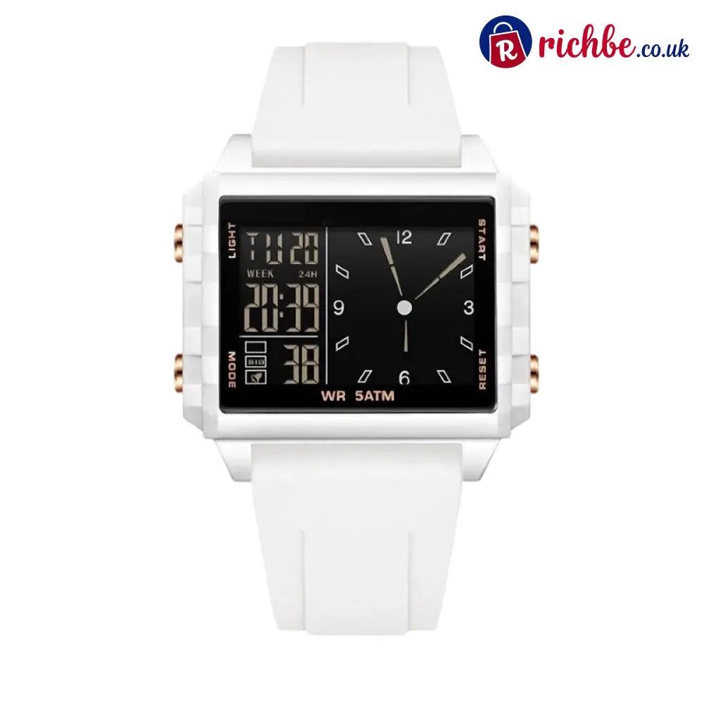 ⌚ 48% OFF NOW! 💥 Water-Resistant Transparent Digital Watch – 50M luminous display & hybrid design – Perfect for sports
