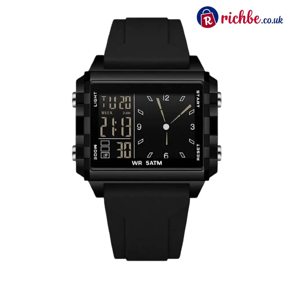 ⌚ 48% OFF NOW! 💥 Water-Resistant Transparent Digital Watch – 50M luminous display & hybrid design – Perfect for sports