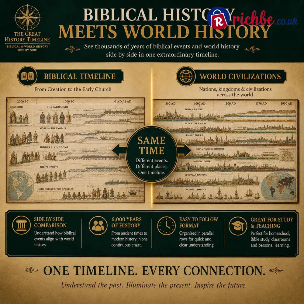 📢📢48% OFF!! ⏰Synchronological History Chart - 1 PC - Hot Sale