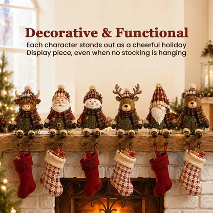 🔥 Last Day 49% OFF - Christmas Stocking Holder Shelf Sitters