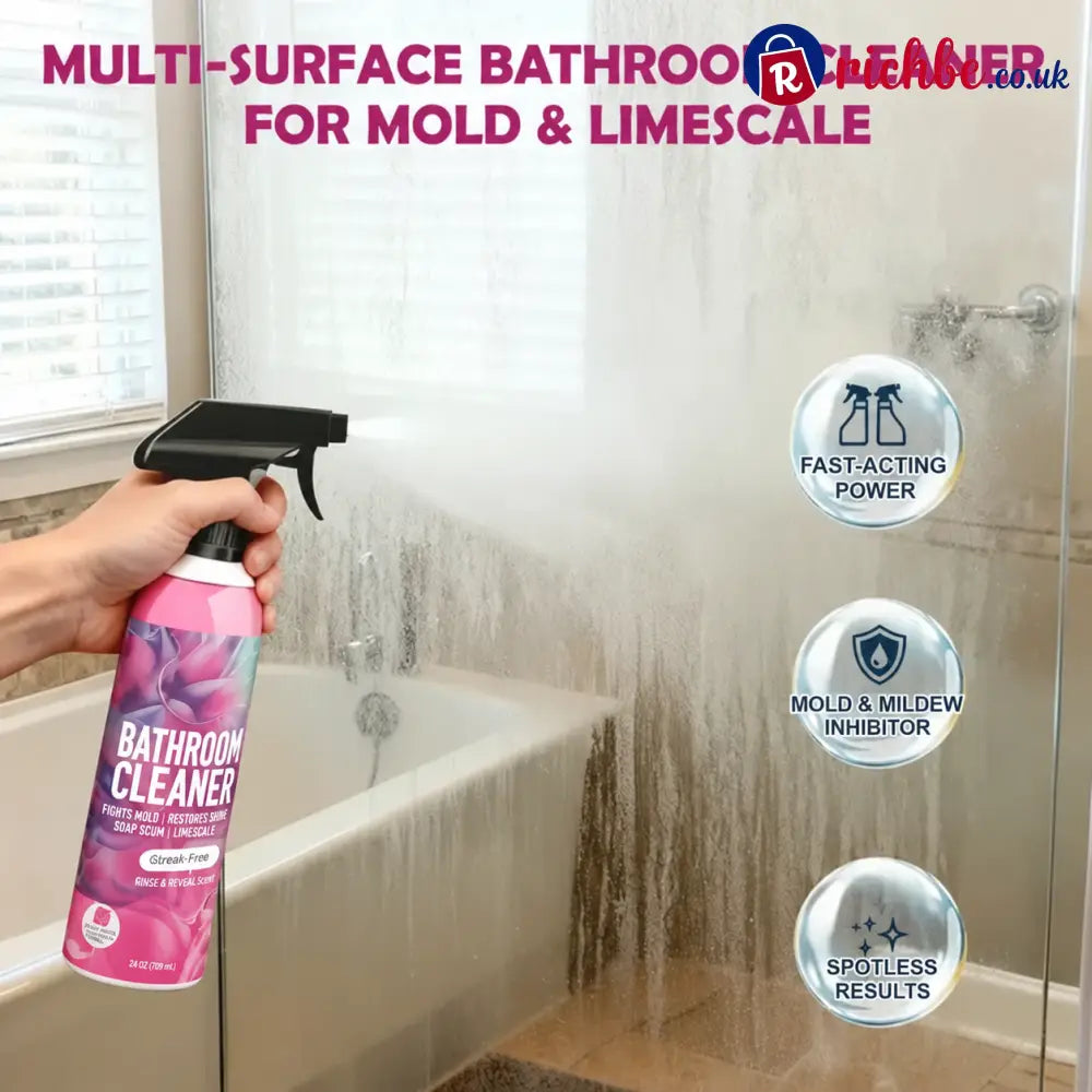 🔥 49% OFF Bathroom Cleaner – Powerful Limescale Mold & Grime Removal 🚿✨ - Buy 1 / 60Ml + Towel - Hot Sale